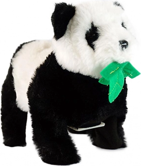 panda en peluche avec acrobaties à piles
