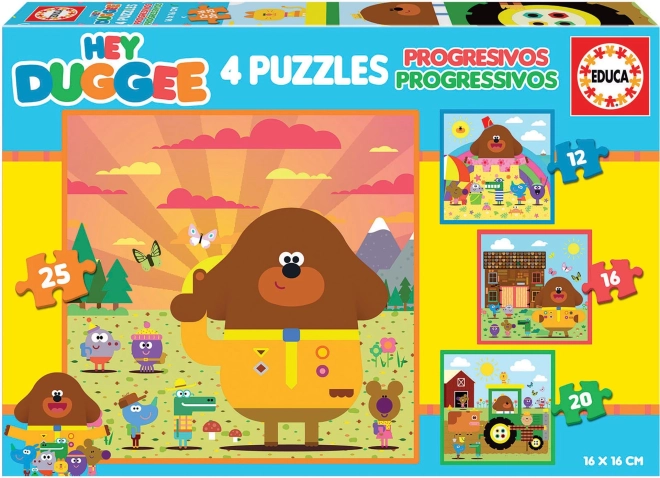 Educa puzzle Hey Duggee 4en1