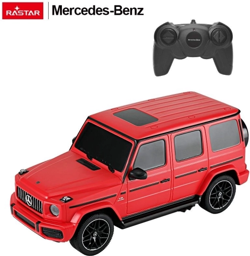 Mercedes-Benz G63 voiture RC télécommandée Rastar 1:24 rouge - 1 pièce