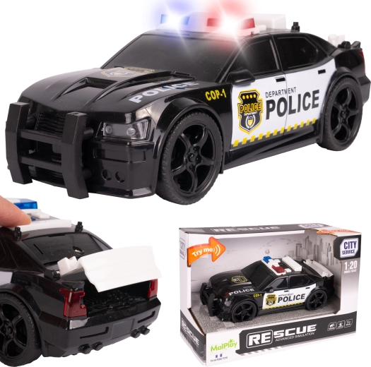 Voiture de police 1:20 avec lumière et son
