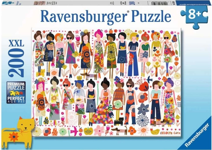 Puzzle Ravensburger Fleurs et amis 200 pièces