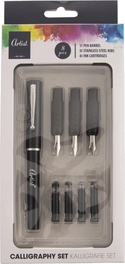 Kit créatif de calligraphie – set de démarrage 8 pièces