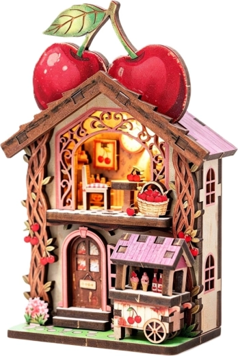 2Kids Toys puzzle 3D en bois magnet cabane aux cerisiers