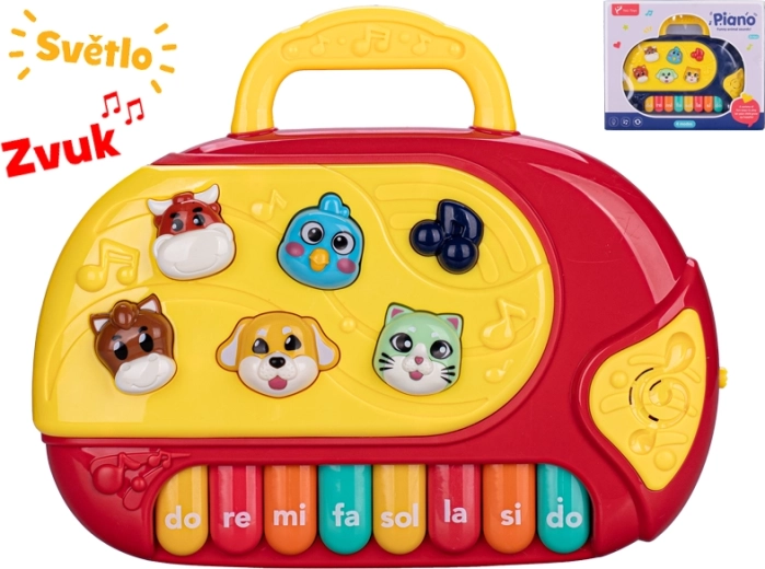 Petit piano pour enfants avec effets lumineux et sonores