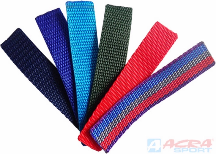 Sangle de traction Acra pour luge et bobsleigh 2,5 m avec boucles métalliques - 1 pièce