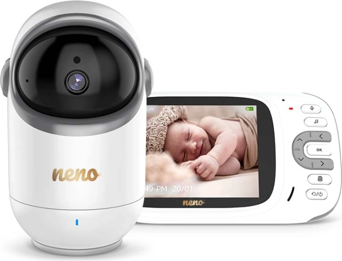 Neno Berkano babyphone vidéo rotatif avec écran 3,2"