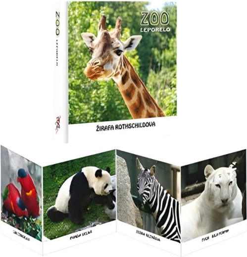 Leporelo ZOO – leporello en accordéon coloré pour tout-petits