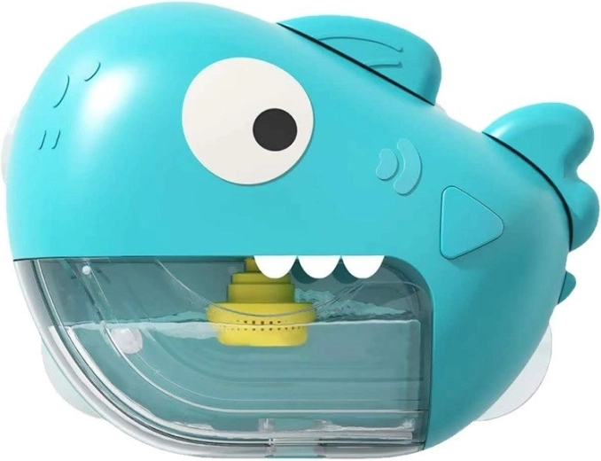 Requin à bulles Carlo baby pour le bain avec musique, bleu