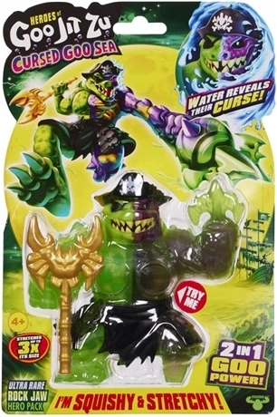 Goo Jit Zu Smash Strikers figurine extensible et écrasable Rock Jaw