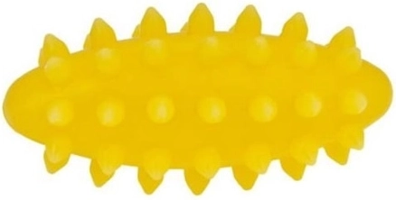Balle de massage de rééducation jaune à picots - 1 pièce