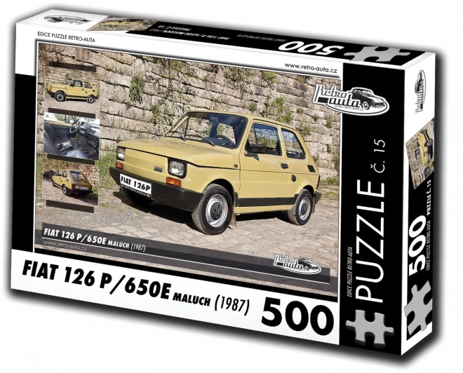 Puzzle Retro-voitures Fiat 126p Maluch (1987) – 500 pièces