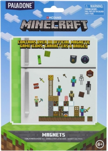 Aimants Minecraft – lot de 80 pièces