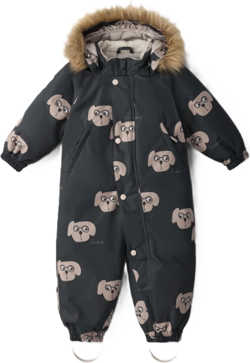 Combinaison d’hiver Leokid Hero Charcoal Puppy taille 92