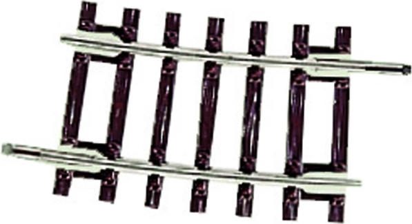 Roco Line Rail courbe avec traverses en bois