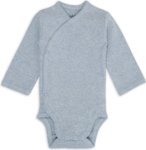Body cache-cœur Lodger à manches longues melange blue fogg, taille 50