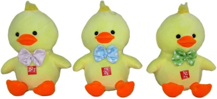 Caneton en peluche avec son 20 cm