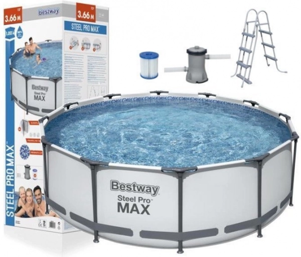 Piscine de jardin avec structure 366 x 100 cm Bestway