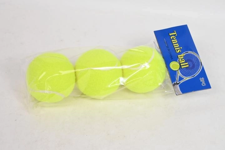 Balles de tennis 3 pcs en sachet