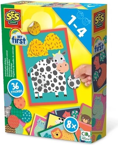 SES Creative My First – autocollants avec des animaux