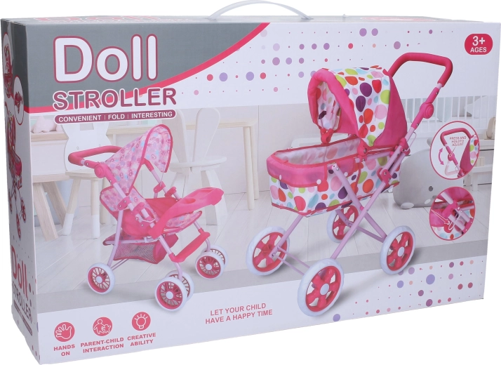 Poussette landau pliable pour poupées