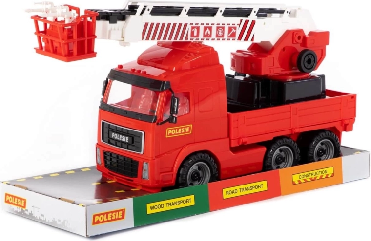 Camion de pompier Volvo avec échelle télescopique coulissante - 1 pièce