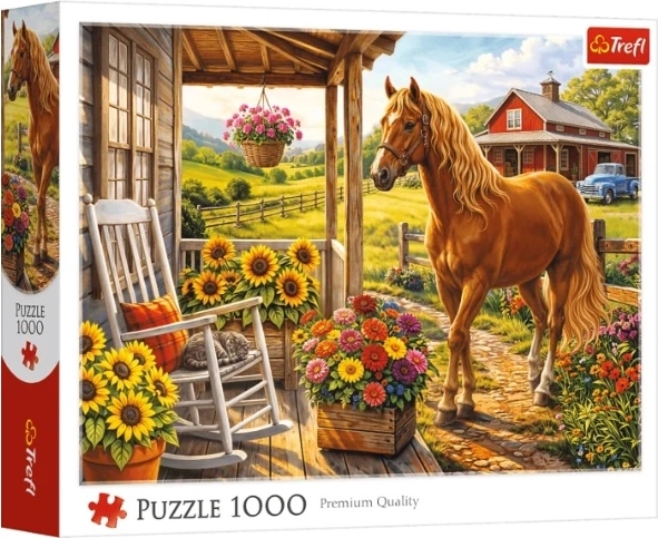 Puzzle « Cheval à la ferme » 1000 pièces