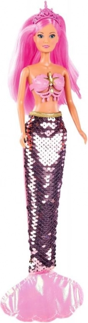 Poupée Steffi Love Sirène avec Nageoire à Paillettes