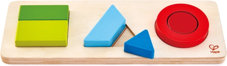 Puzzle en bois formes géométriques