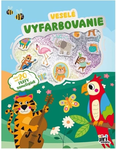Coloriage joyeux avec super autocollants – Animaux
