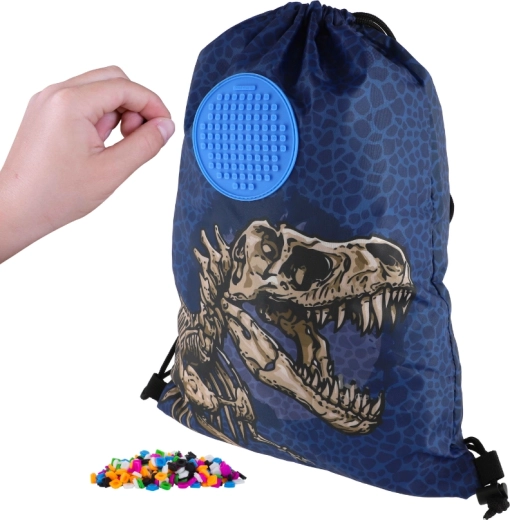 Sac à dos Pixie Crew dinosaure avec petit panneau