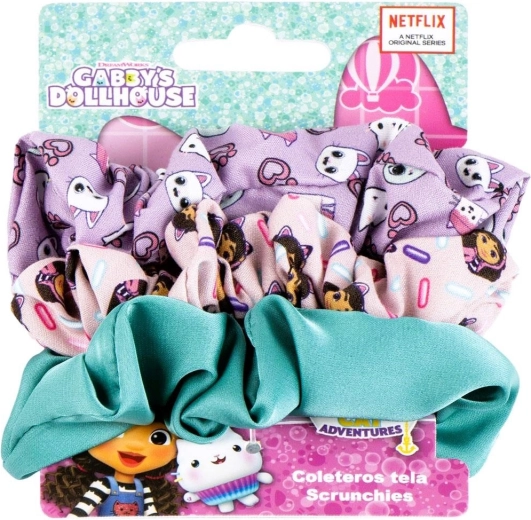 Set d’élastiques pour cheveux Gabby's Dollhouse (La maison magique de Gabby) – 3 pièces