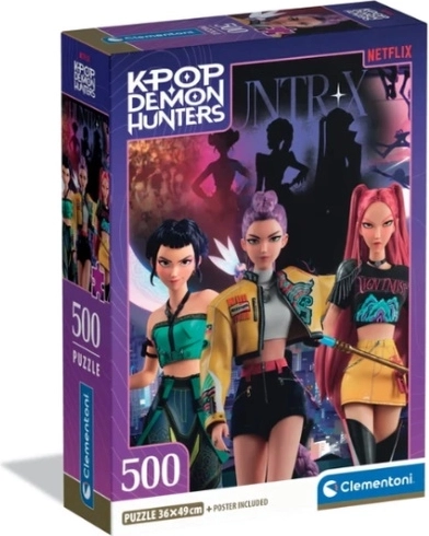 Puzzle Clementoni 500 pièces K‑Pop Demon Hunters 2