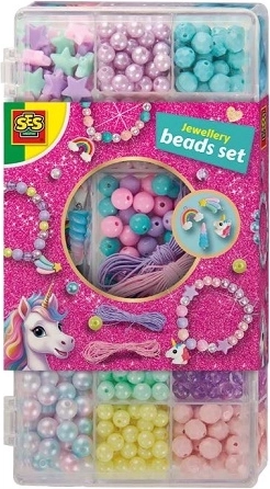 SES kit de perles licorne pour créer des bijoux