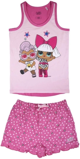 Pyjama femme LOL rose framboise