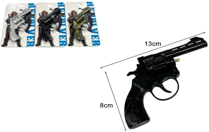 Pistolet métallique pour allumettes