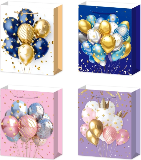 Sac cadeau L avec ballons