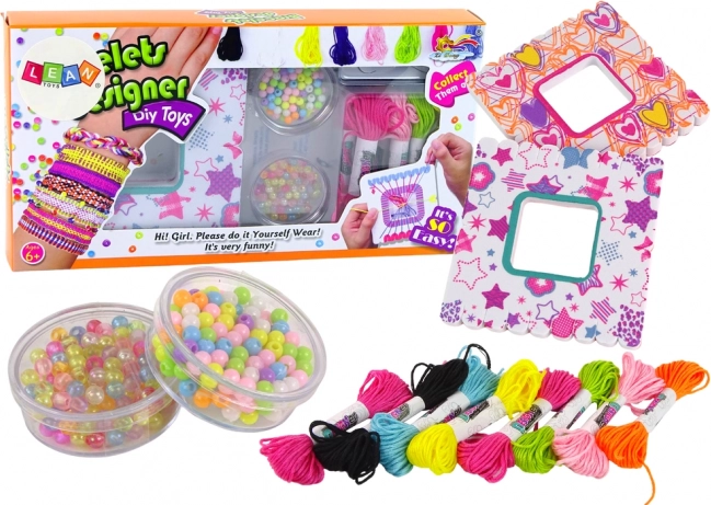 Kit de fabrication de bijoux DIY – bracelets en mouliné