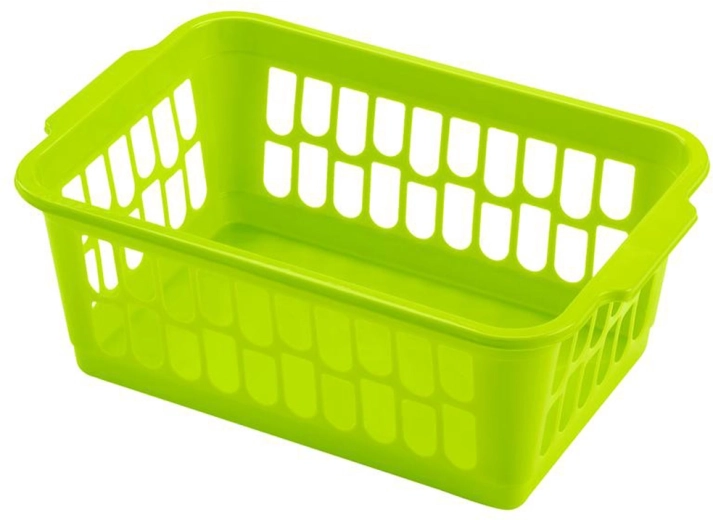 Panier en plastique 30 × 20 × 11 cm, assortiment de couleurs