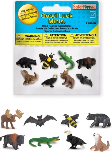 Amérique sauvage – Safari Ltd. Good Luck Minis funpack (8 mini figurines)