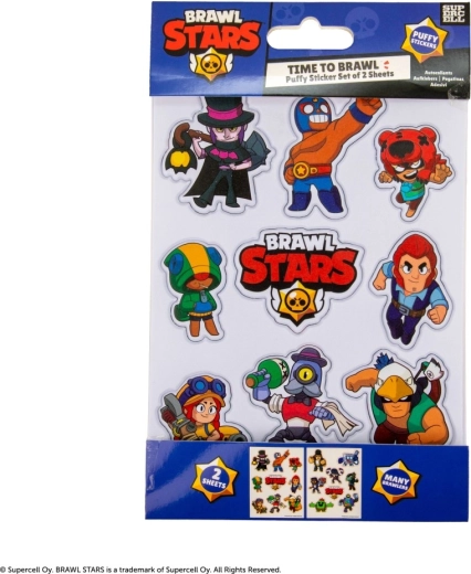 Autocollants 3D Brawl Stars – lot de 2 planches