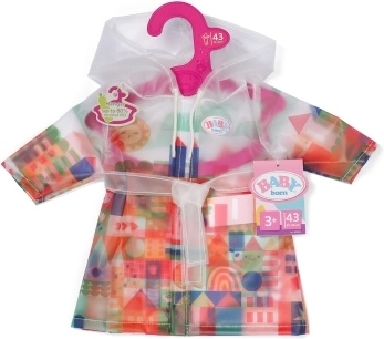 Manteau urbain BABY born pour poupées 43 cm
