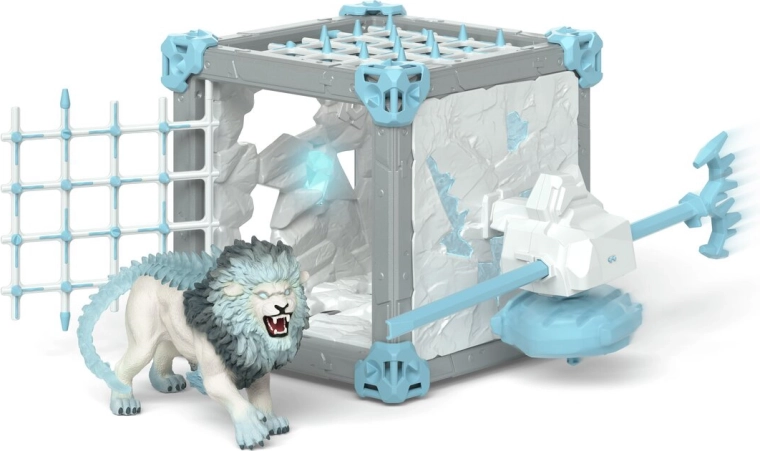 Schleich Eldrador BattleCave lion de glace
