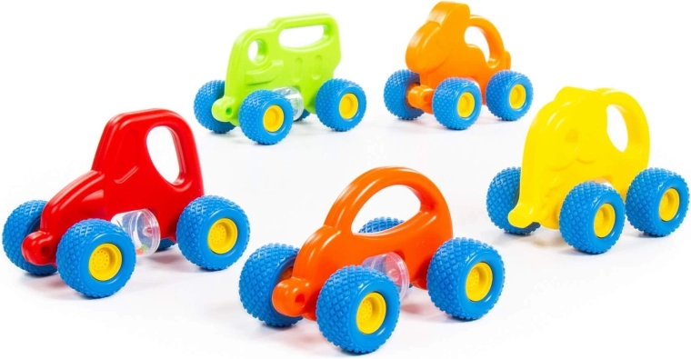 Baby Gripcar petite voiture colorée avec grandes roues - 1 pièce