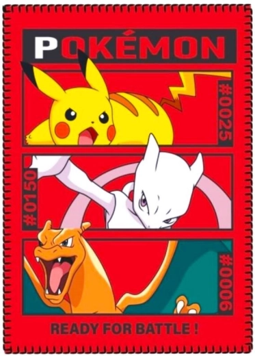 Couverture en polaire Pokémon