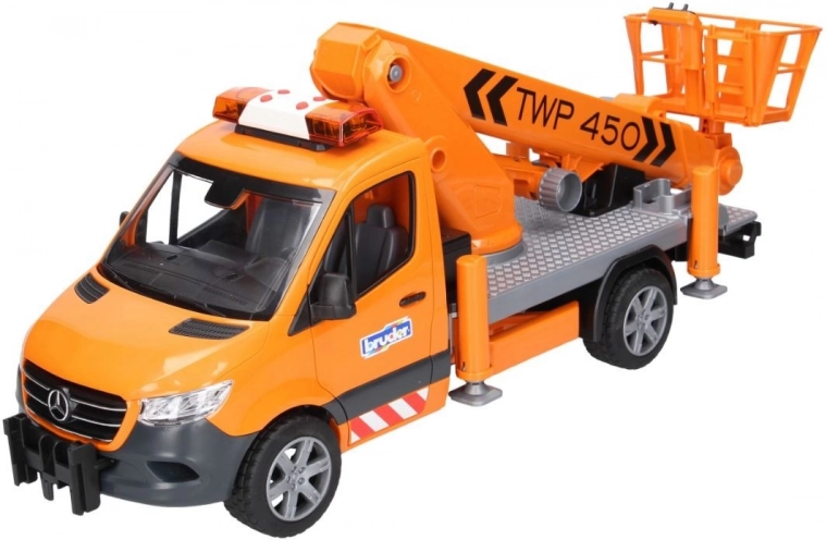 Bruder Mercedes-Benz Sprinter avec nacelle élévatrice