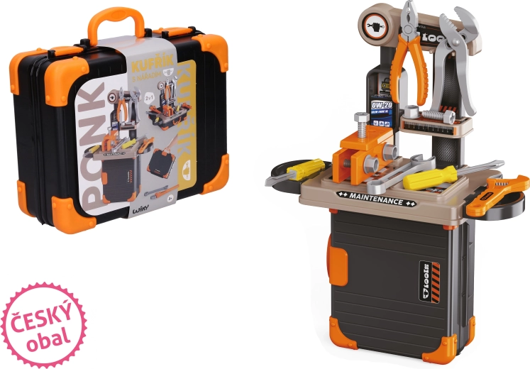 Mallette avec outils et établi