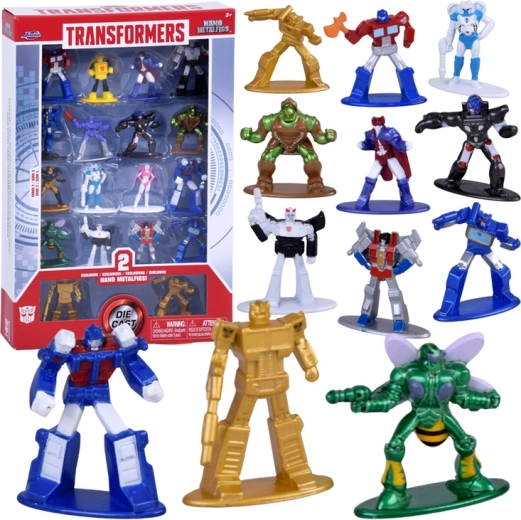Transformers Nano Metalfigs – coffret de collection de 18 figurines en métal, série 3