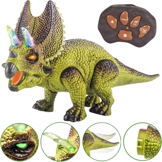 Dinosaure robot radiocommandé Triceratops Woopie