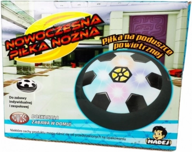 Ballon de football 15 cm avec lumière - 1 pièce
