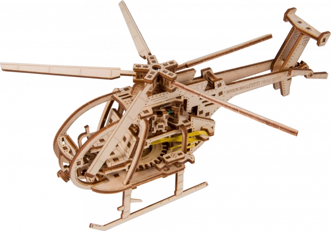 Puzzle 3D en bois hélicoptère